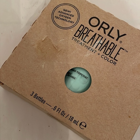 3 bottles of Orly Breathable Nail polish Pastel Mint green Creme .6 fl oz 20917 - Picture 10 of 10